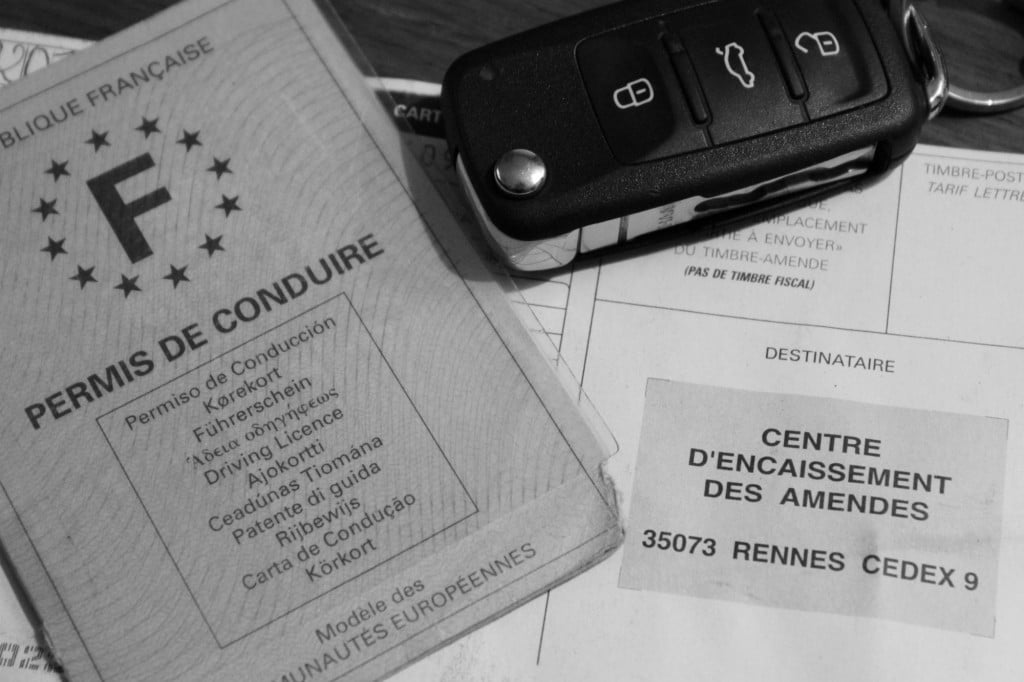 Permis de conduire, PV et clef de voiture © Cabinet MCE - Marie Camille ECK, Avocat au Barreau de PARIS